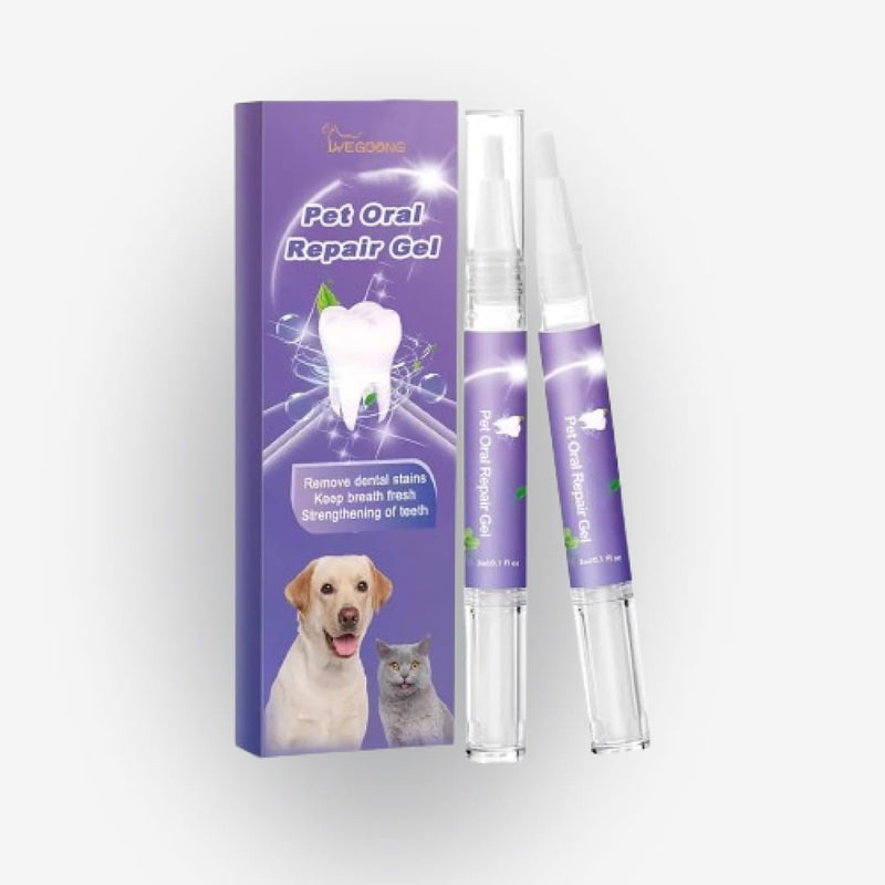 Natural Gel Pen for Pet Tartar Removal, Gel Cleaning